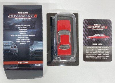 京商 1/64 NISSAN SKYLINE GT-R Minicar Collection SKYLINE 2000RS (レッド/ブラック)