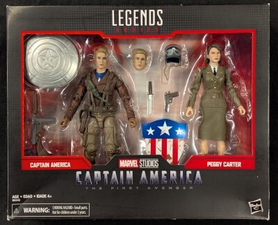 HASBRO (ACTION FIGURE) CAPTAIN AMERICA / THE FIRST AVENGER CAPTAIN AMERICA / PEGGY CARTER 6インチ