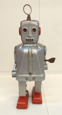 レア 吉屋製 ブリキロボット アトムロボット クランク式フリクション 吉屋 クランク式フリクションブリキ ATOM ROBOT | まんだらけ Mandarake