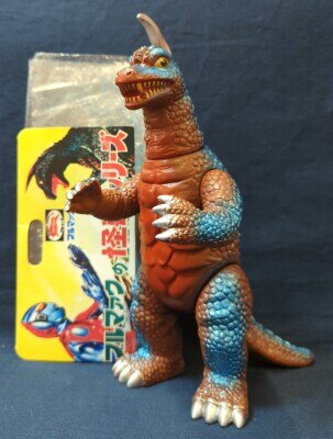 ブルマァクの怪獣シリーズ キーラ復刻版ブラウン 肌色成型 茶/金/メタ紫 ブルマァクの怪獣シリーズ キーラ復刻版ブラウン 肌色成型 茶/金/メタ