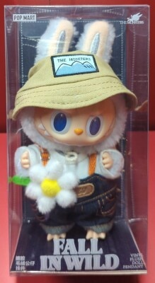 POPMART×HOW2WORK FALL IN WILD SERIES-Vinyl Plush Doll Pendant THE MONSTERS