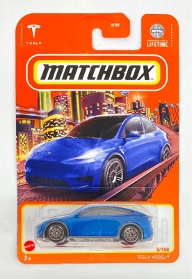 MATTEL MATCHBOX HVL46 TESLA MODELY 3/100