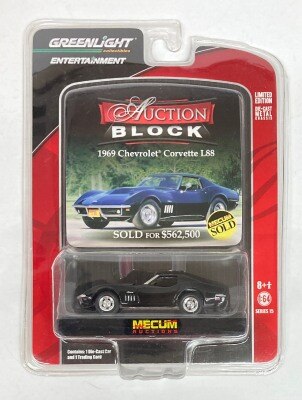 GREENLIGHT 1/64 AUCTION BLOCK SERIES 1969 Chevrolet Corvette L88 21750
