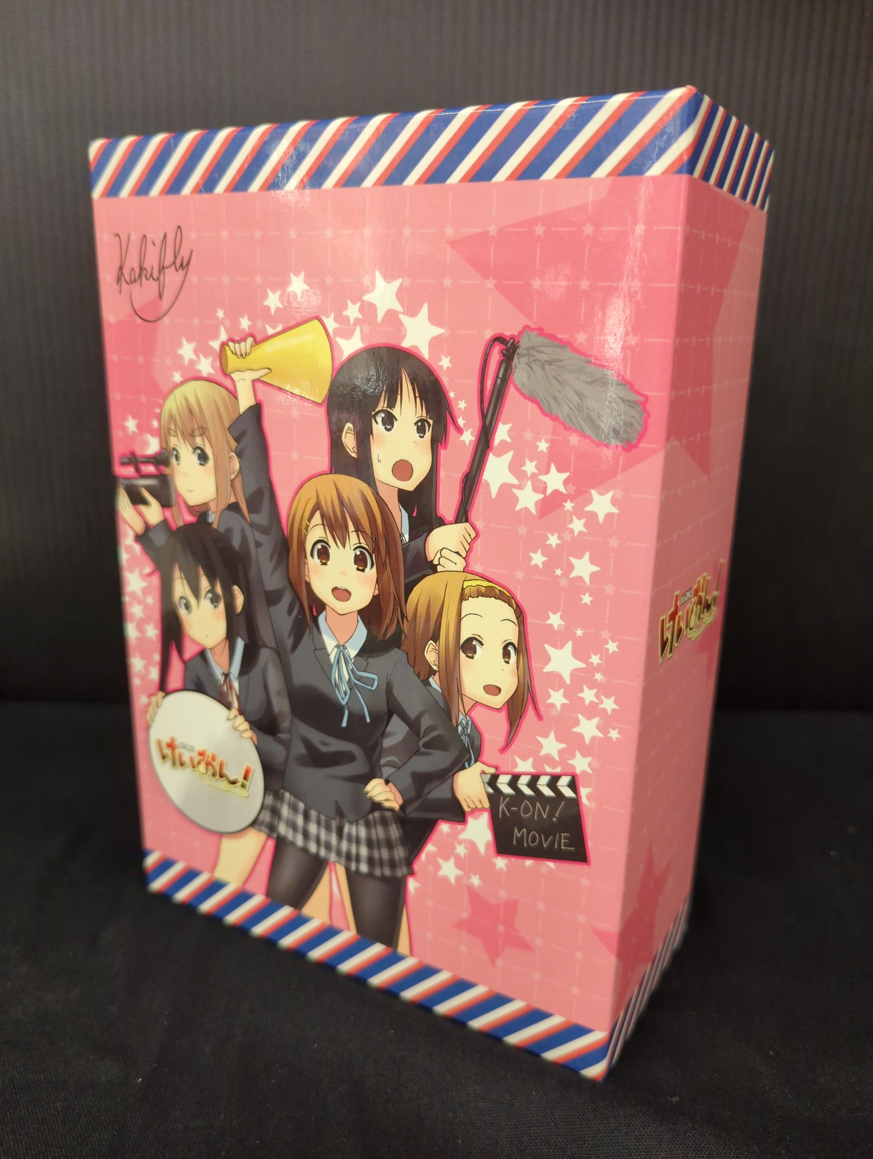 Houbunsha Manga Time KR Comics Kakifurai with BOX) K-ON! All 4 Volumes+High School+College Animate Complete Volume Set with Storage Box