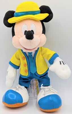 東京ディズニーリゾート ぬいぐるみバッジ Vacation PACKAGES ミッキー(黄青)