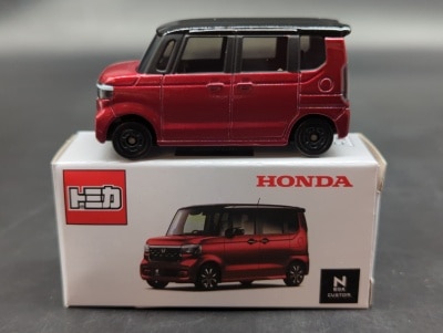 タカラトミー/ホンダコムテック トミカ/ベトナム製 Honda N BOX CUSTOM/レッド