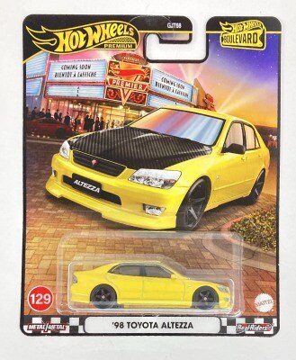 MATTEL HOTWHEELS BOULEVARD JBL23 '98 TOYOTA ALTEZZA (イエロー) 129