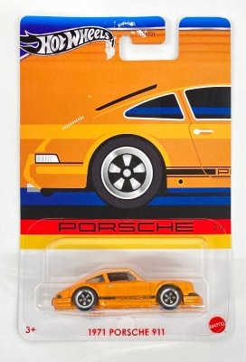 MATTEL HOTWHEELS PORSCHE HRW57 1971 PORSCHE 911/オレンジ 2/6