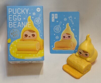 POPMART×PUCKY Egg Beanieシリーズ Egg Roll