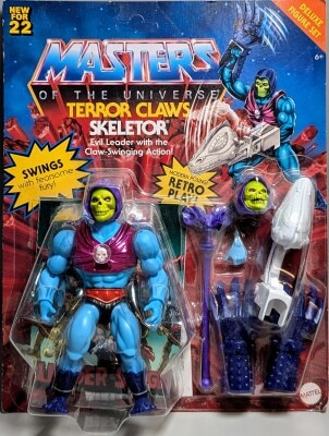 MATTEL DELUXE FIGURE SET TERROR CLAWS SKELETOR