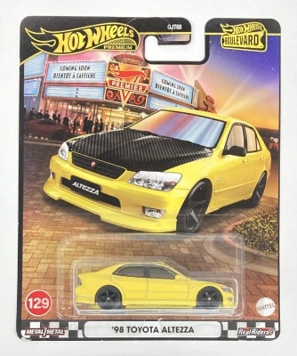 MATTEL HOTWHEELS BOULEVARD JBL23 '98 TOYOTA ALTEZZA (イエロー) 129