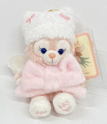 香港ディズニーランド Plush Keycain Duffy and Friends リーナベル(リボンマフラー)/Cozy Winter Collection 2025