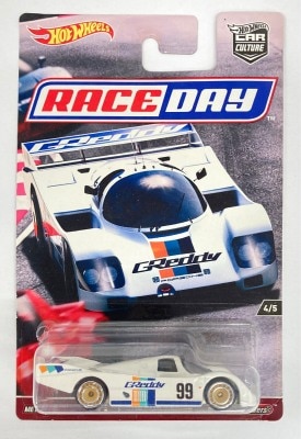 MATTEL HOTWHEELS RACE DAY DWH76 PORSCHE 962/#99 GReddy 4/5
