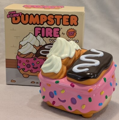 100%Soft DUMPSTER FIRE PINK DONUT