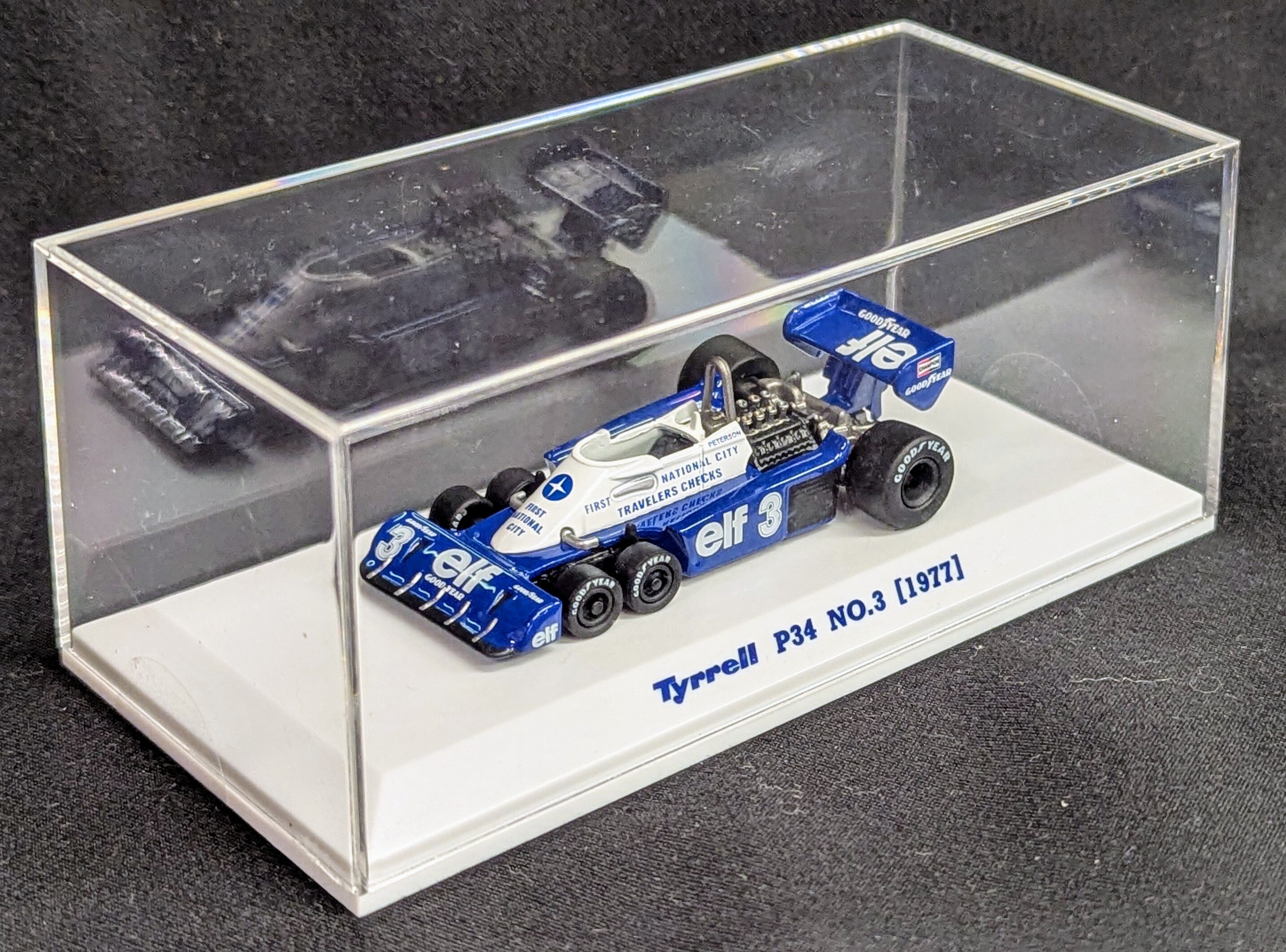 KYOSHO 1/64 Scale Die-Cast Model Tyrrell Collection Tyrrell P34 No.3 (1977)
