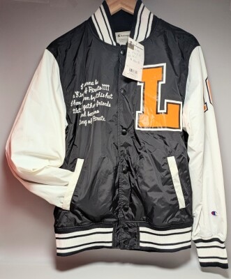CHAMPION ナイロンスタジアムスタジャンパー LUFFY CAPTAIN 10 Lサイズ