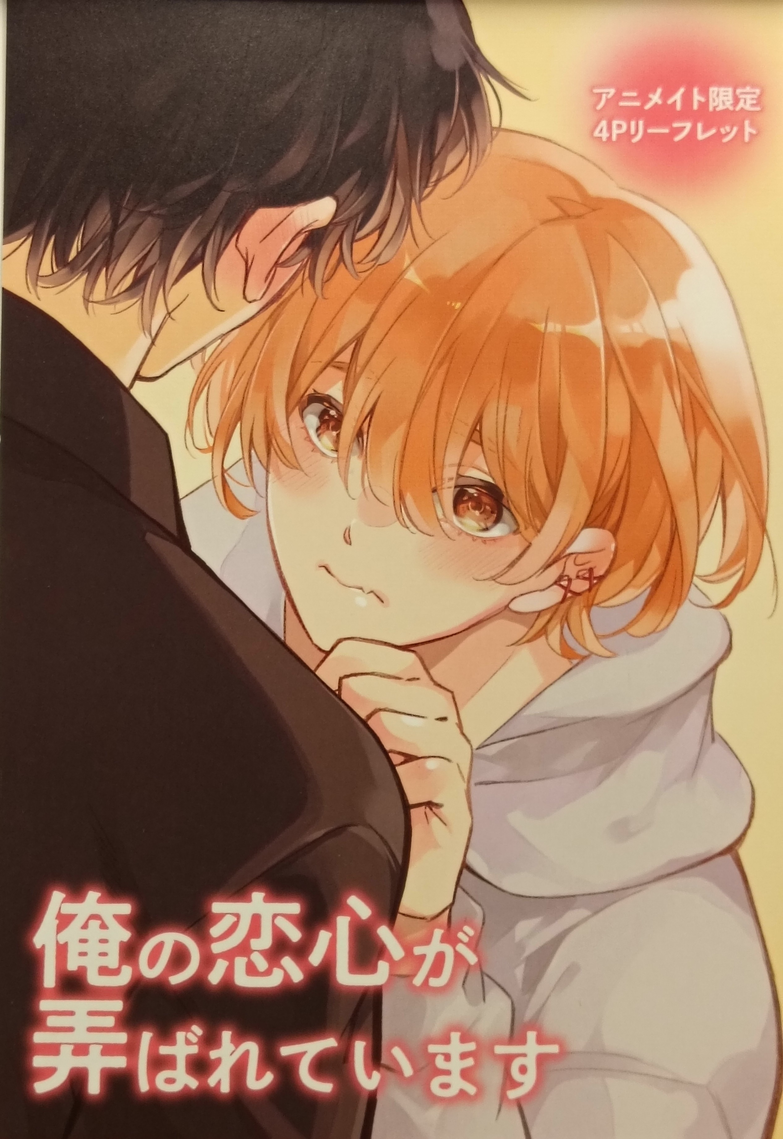 Kaiousha Bookstore Distribution/Gash Comics Kuroiwa Chihaya My Love Is Being Played With Animate Limited 4P Leaflet