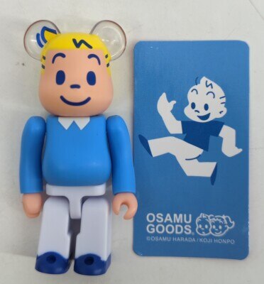 MEDICOM TOY BE@RBRICK CUTE OSAMU GOODS 青 100% シリーズ50
