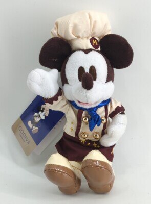 ディズニーストア プラッシュキーチェーン Valentine 2026/GODIVA ミッキー(ショコラティエ) 2026
