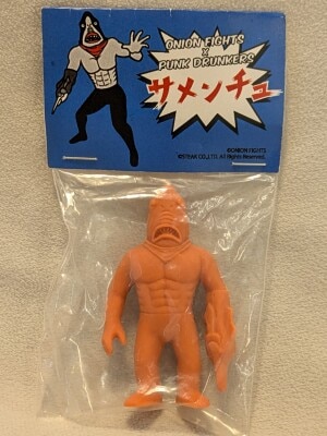 リアルヘッド　ミュータントビガロ　ミニ　ソフビ　フィギュア　クリアオレンジ リアルヘッド 真頭ワールド・ミニシリーズ ミュータントビガロミニ