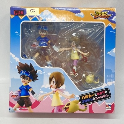 MegaHouse - G.E.M. Digimon Adventure Taichi Tai Kamiya (Taichi Yagami), Hikari, Koromon and Nyaromon PVC