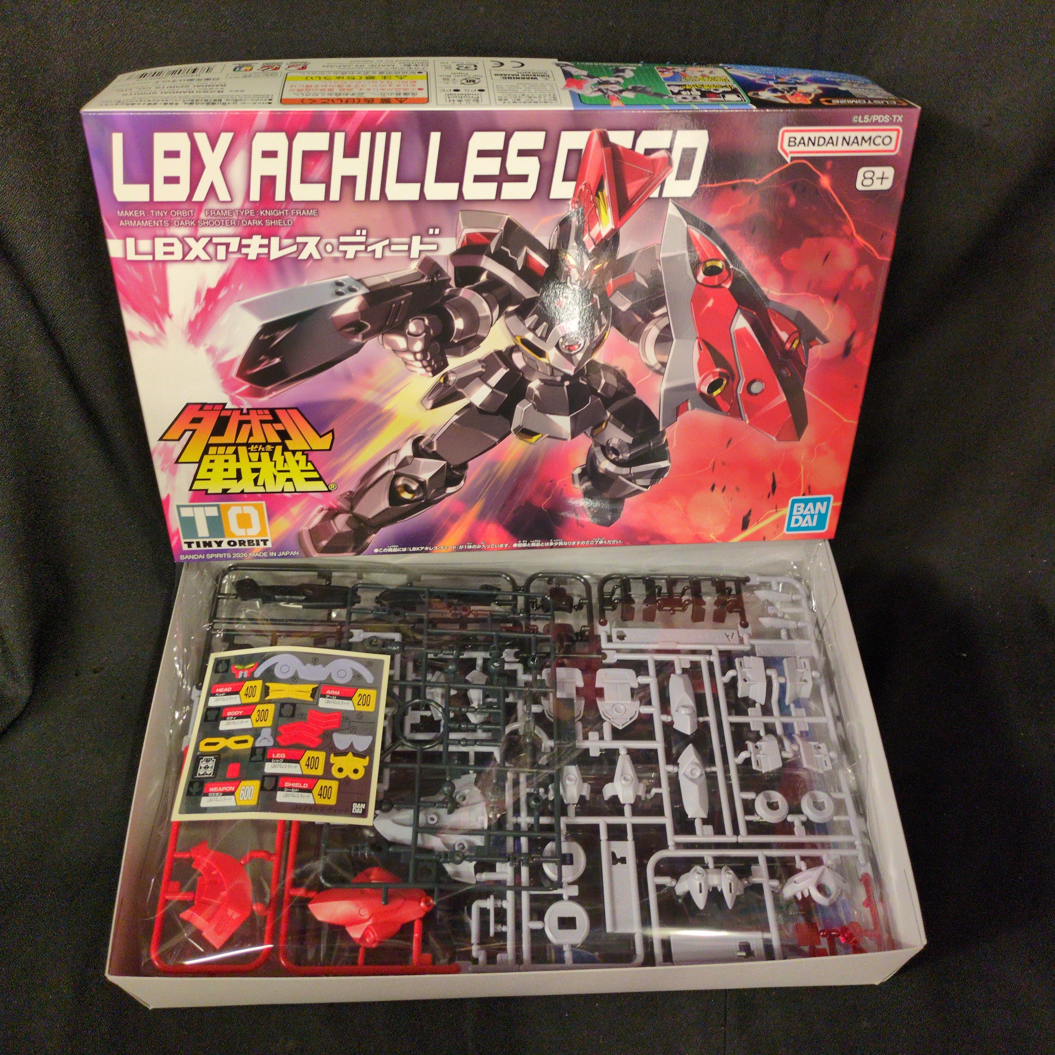 Bandai LBX Achilles Deed resale version+8 notation 18