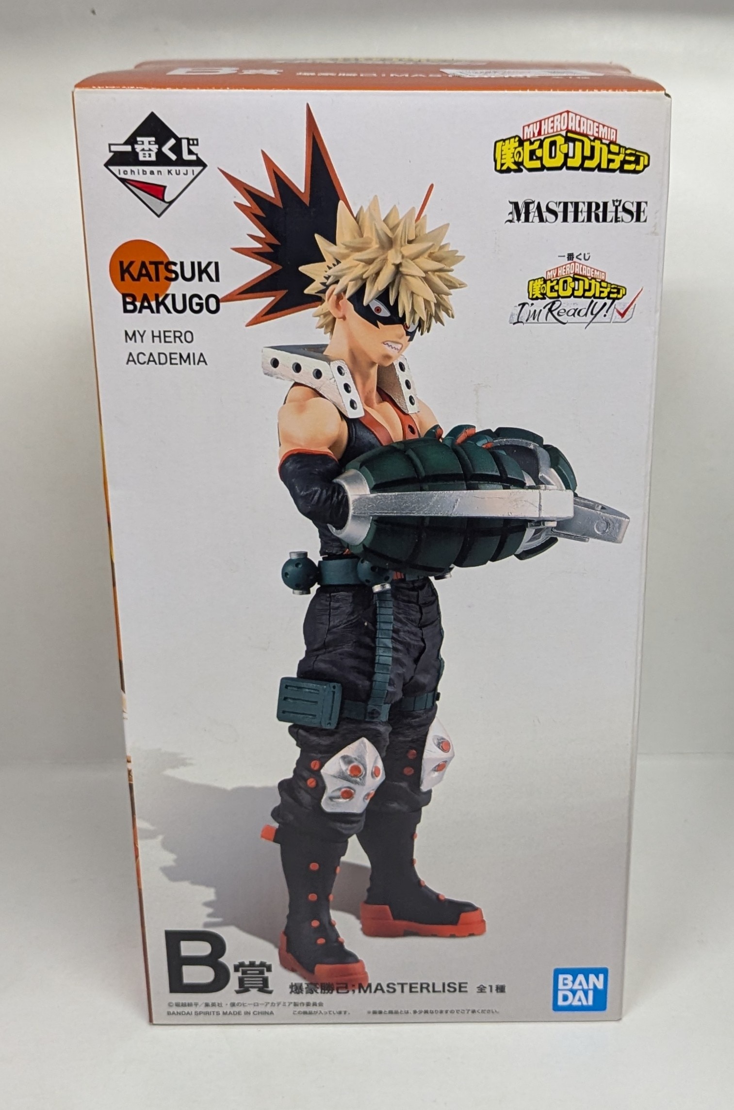 BANDAI SPIRITS Ichiban Kuji My Hero Academia I\'m Ready B Prize Bakugou Katsumi MASTERLISE