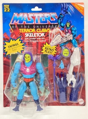 MATTEL DELUXE FIGURE SET TERROR CLAWS SKELETOR