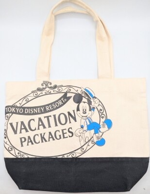 東京ディズニーリゾート トートバッグ VACATION PACKAGES ミッキー