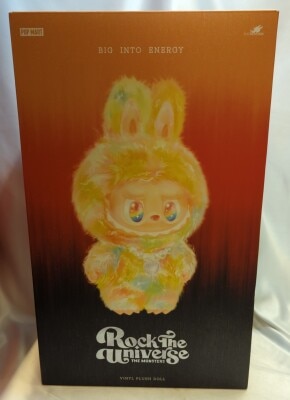 POP MART THE MONSTERS Big Into Energy SERIES ROCK THE UNIVERSE Vinyl Plush Doll