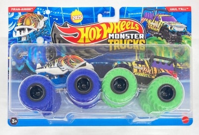 MATTEL MONSTER TRUCKS HOTWHEELS PIRAN-AHHHH/HAUL Y'ALL JCC78