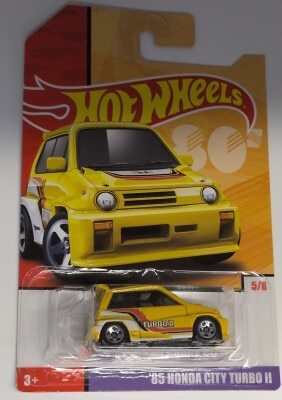 MATTEL HOT WHEEL 80S HOTWHEELS '85 HONDA CITY TURBO2 GBB90