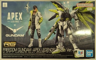 BANDAI SPIRITS RG 1/144 APEX LEGENDS×GUNDAM フリーダムガンダム EW-APEX LEGENDS クリプトVer.