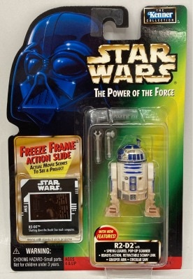 HASBRO COLLECTION 1 / FREEZE FRAME R2-D2 / WITH SPRING LOADED POP UP SCANNER 1st 3.5インチ