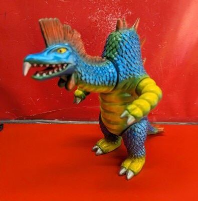 世紀の大怪獣 マーミット ヘドラ 水中期 ピンク成型 青/黒/赤塗装 開封