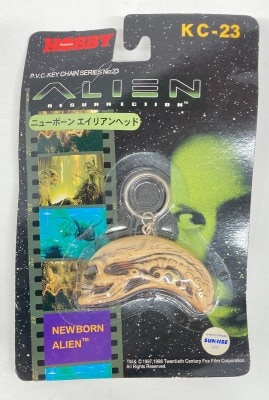 TSUKUDA HOBBY P.V.C. KEY CHAIN SERIES ニューボーン エイリアンヘッド