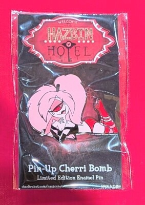 sharkrobot Enamel Pin Pin-Up Cherri Bomb