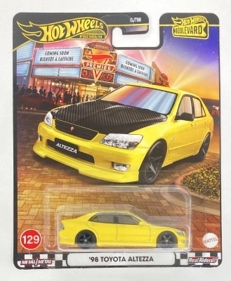 MATTEL HOTWHEELS BOULEVARD JBL23 '98 TOYOTA ALTEZZA (イエロー) 129