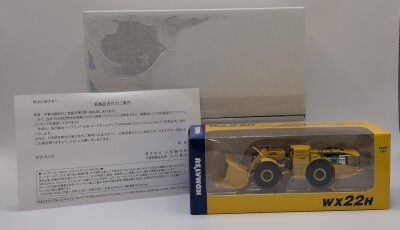 KOMATSU 1/87コマツオリジナルミニチュア WX22H LOAD HAUL DUMP