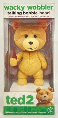 FUNKO WACKY WOBBLER / TALKING BOBBLE HEAD TED2