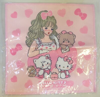 ジー・ミックス mikko illustrations×ハローキティ FANCY SANRIO CHARACTERS ハンドタオル