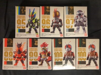 バンダイ CONVERGE KAMEN RIDER 17 仮面ライダーシリーズ 全7種セット CONVERGE KAMEN RIDER 17