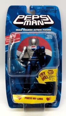 バンダイ HEAD CHANGE ACTION FIGURE PEPSIMAN / NEW BLUE MODEL