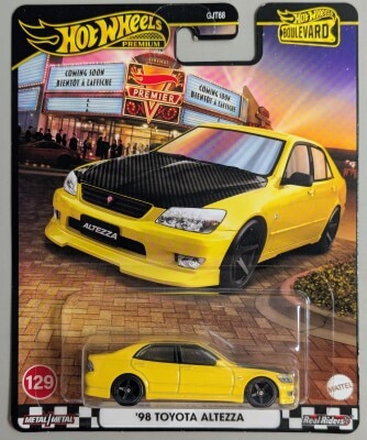 MATTEL HOTWHEELS BOULEVARD JBL23 '98 TOYOTA ALTEZZA (イエロー) 129