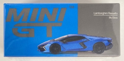 TSM MODEL 1/64MINIGT ランボルギーニ レヴエルト ブルーエレオス (左ハンドル) 748-L