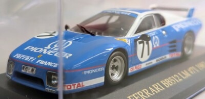 ixo MODELS 1/43 Ferrari BB512 #71 Le Mans 1982 FER006