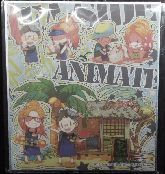 高山しのぶ イラストミニ色紙 アニメイト 海の家に行こう 真夏の同人誌 高山しのぶ先生フェア 先着購入特典 まんだらけ Mandarake