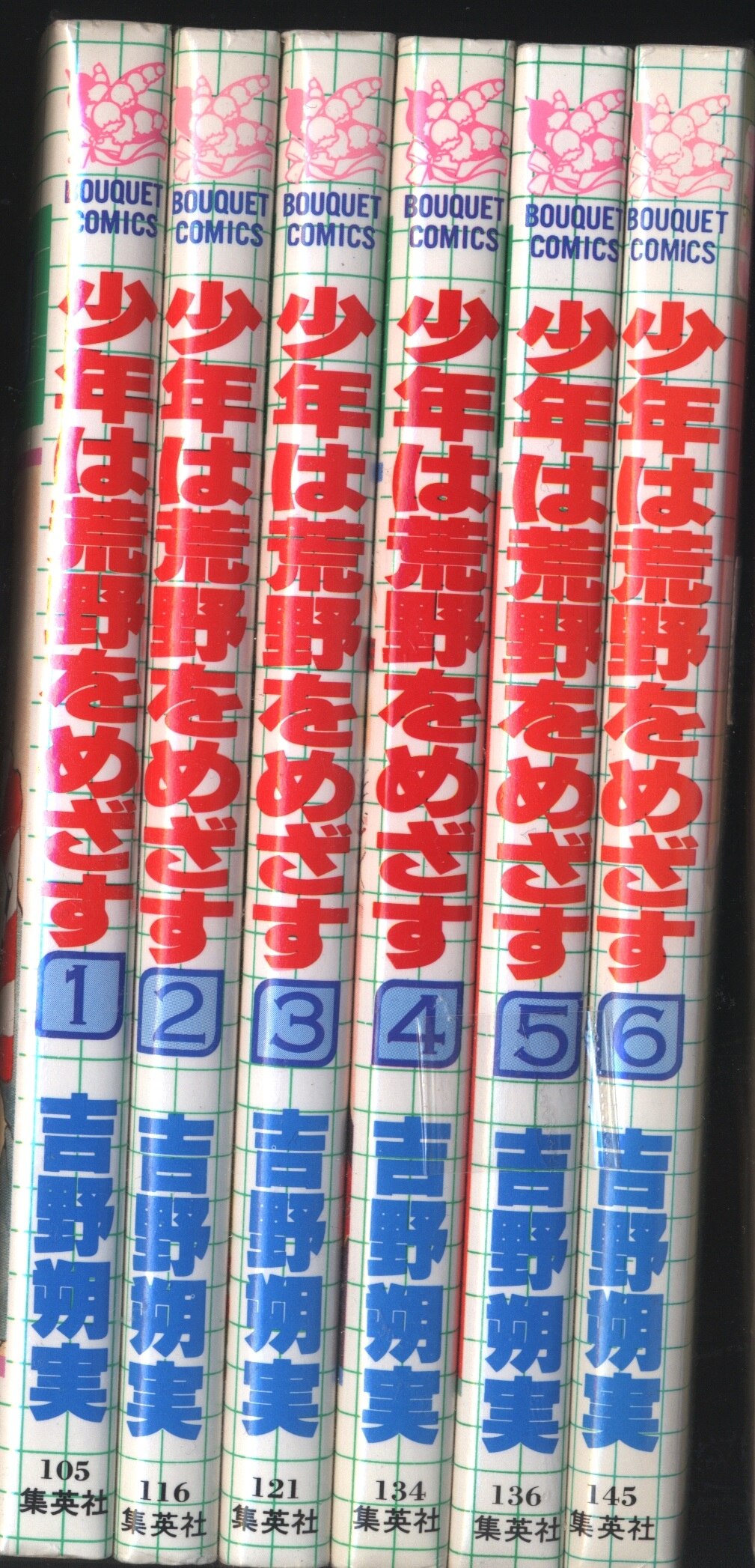 集英社 ぶーけコミックス 吉野朔実 少年は荒野をめざす 全6巻 初版セット まんだらけ Mandarake