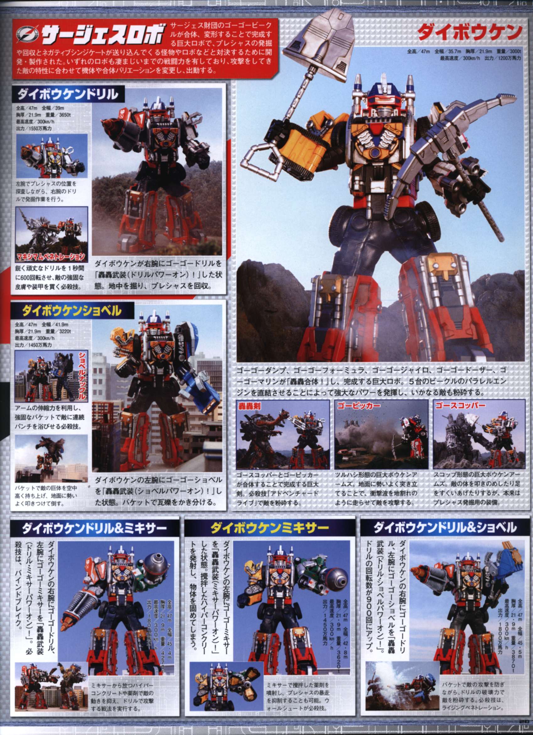 JAPAN  Super Sentai Official Mook 21st Century vol.6 "GoGo Sentai Boukenger" 