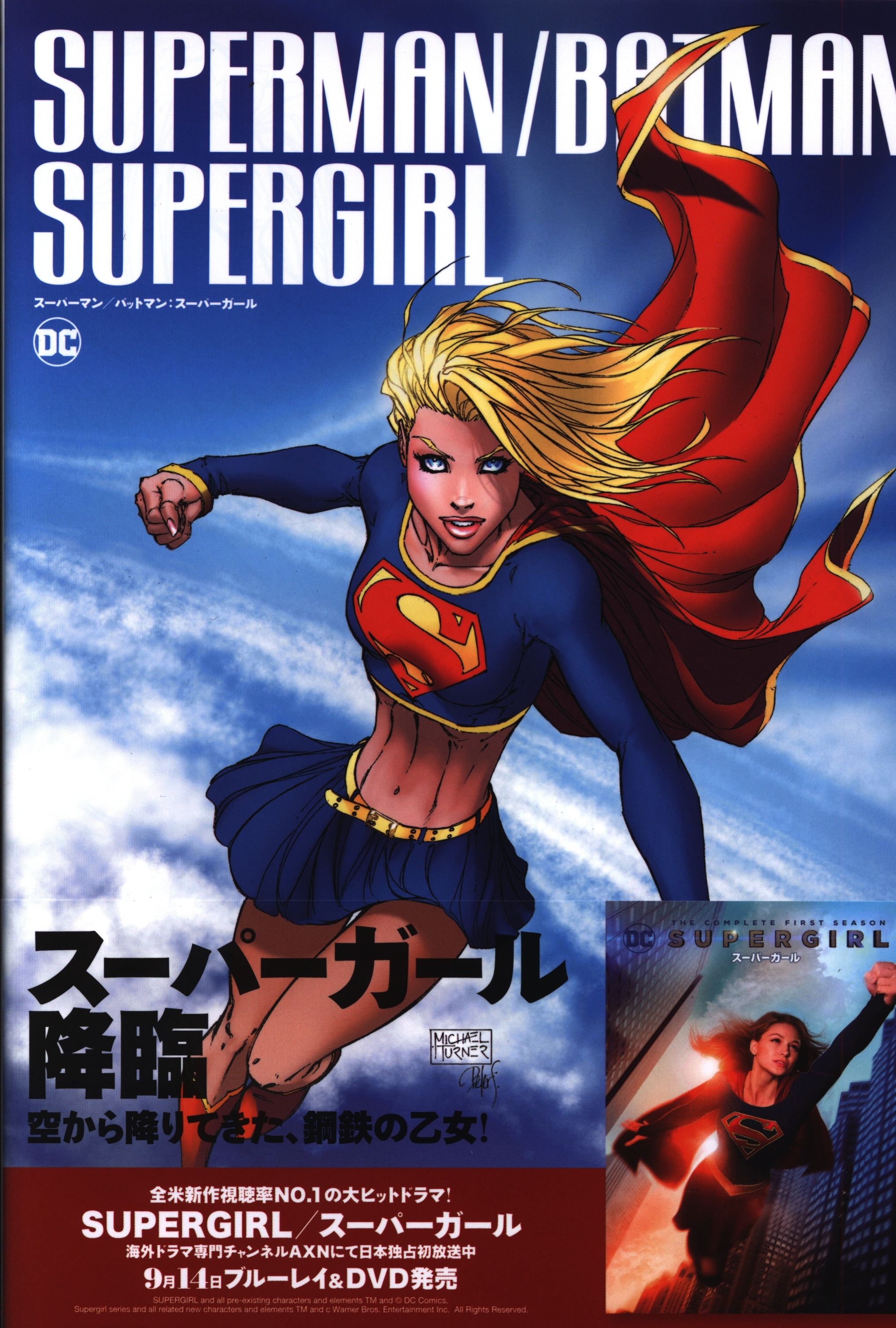 2036px x 3016px - Village Books Michael ãƒ» Turner Superman / Batman : Supergirl ( with obi) |  Mandarake Online Shop